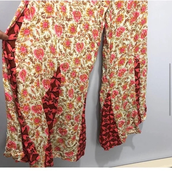 Free People Juliet Strapless Cut Out Jumpsuit Size M - Picture 7 of 8